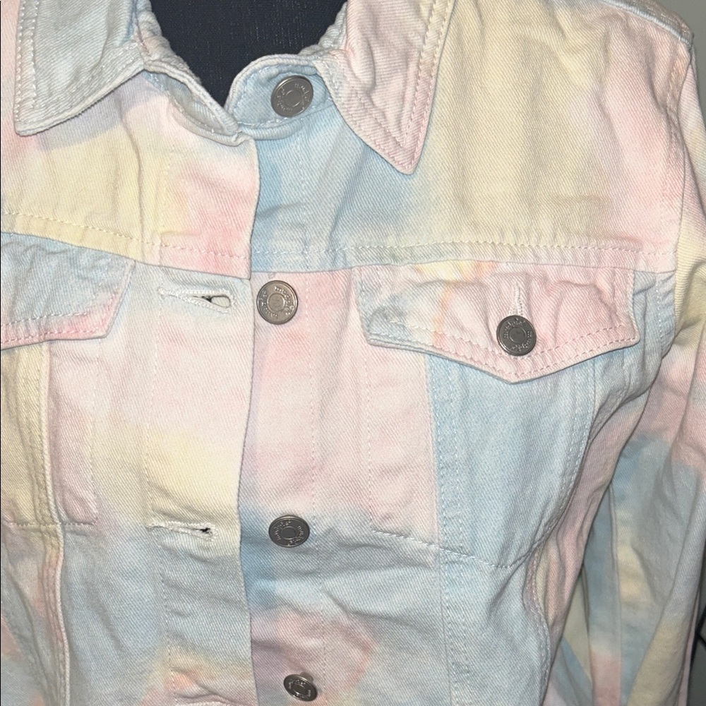 Mud Pie Multicolor Denim Jacket - image 4